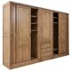 Sanded solid wood dresser, large wardrobe
