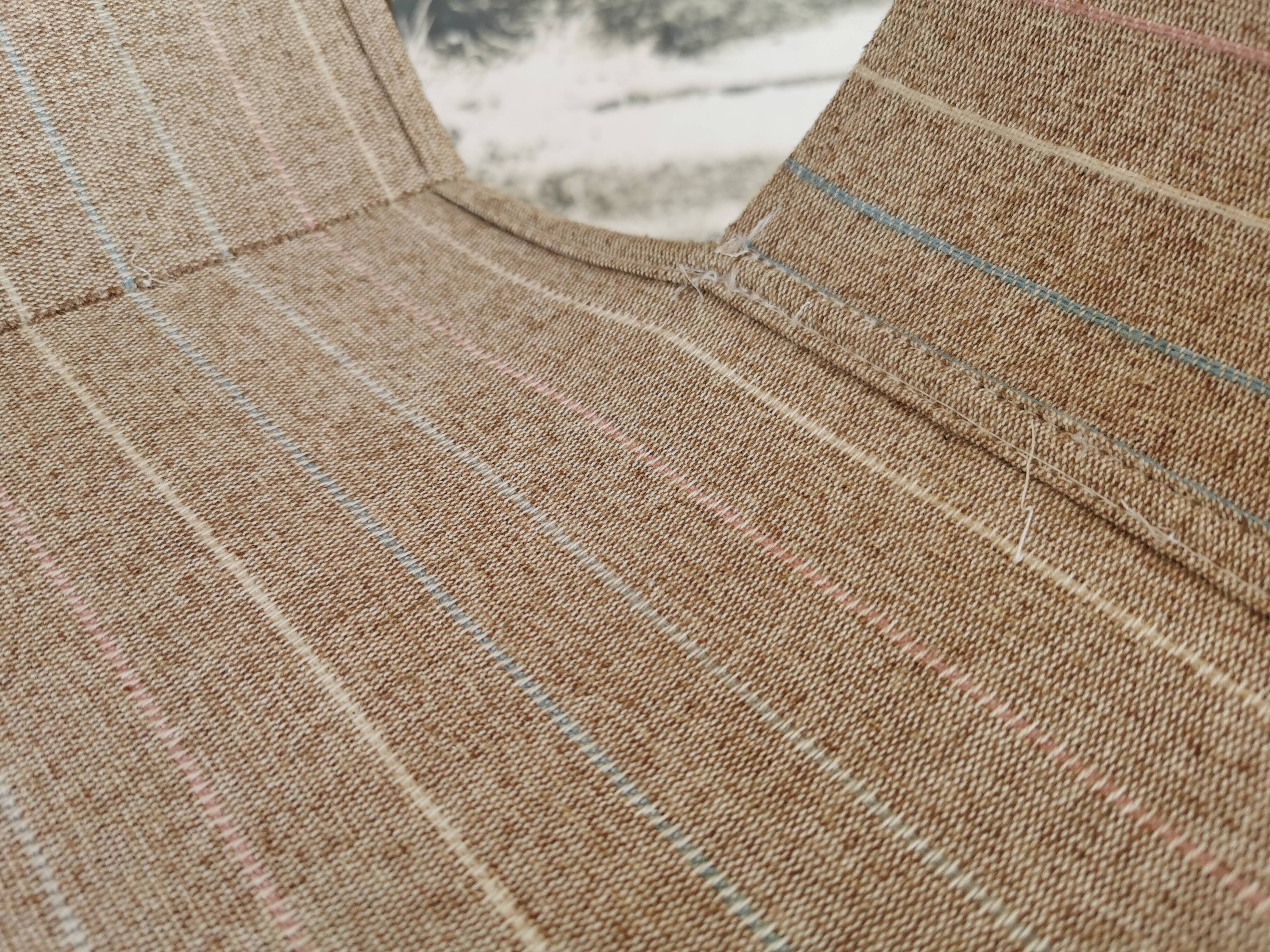 Tubular metal bench from the 80s