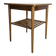 70s Hardwood Coffee Table with Slatted Shelf