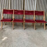 4 theatre chairs