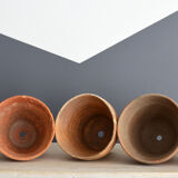 5 old terracotta pots 10 cm