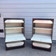 Pair of vintage Space Age bedside tables – Retro-futuristic design