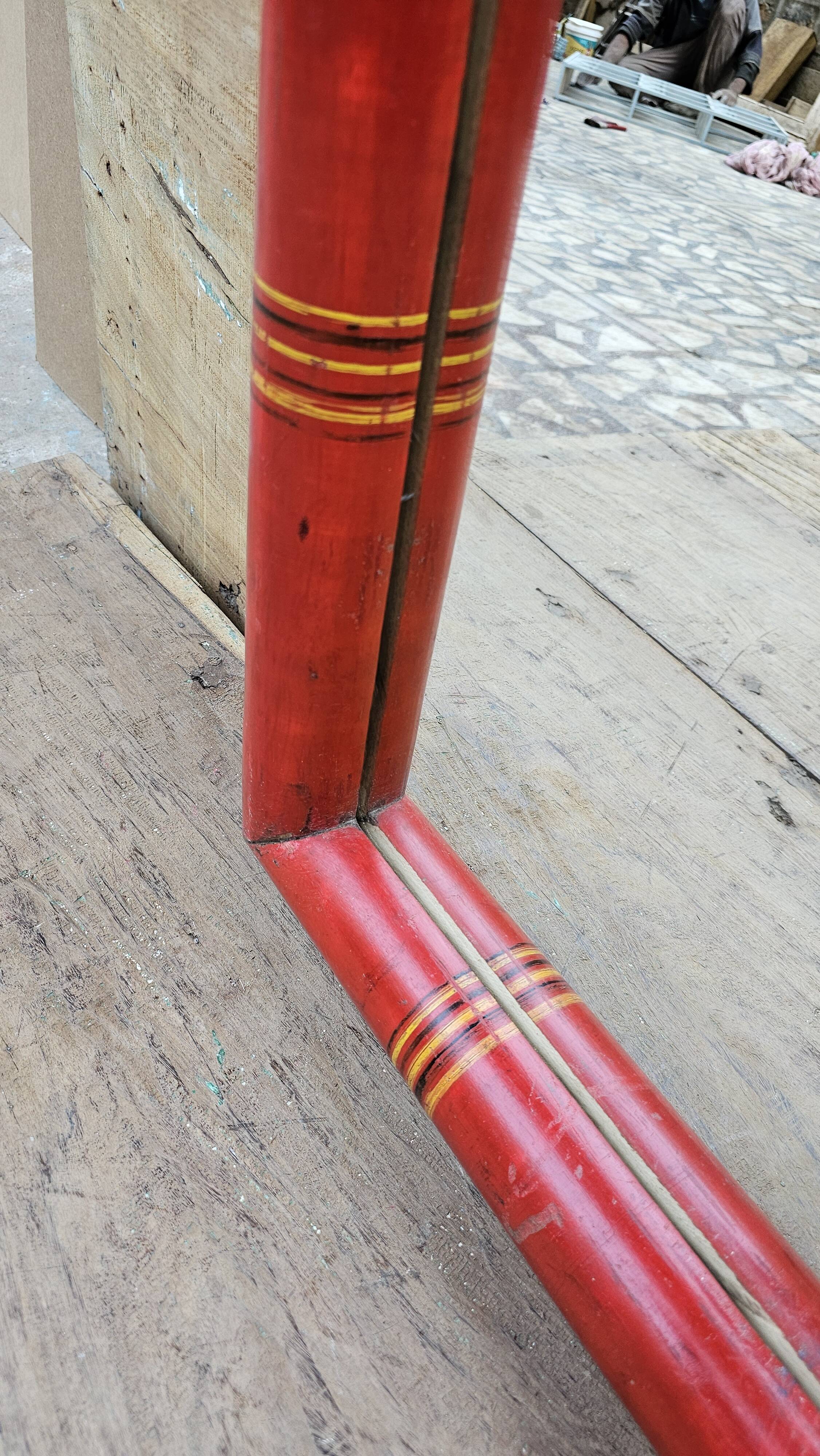 Antique mirror in Burmese teak.