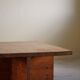 Modern Swedish coffee table in solid pine by Sven Larsson, brutalist, 1970s.