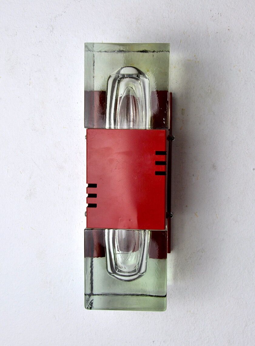 Wall lamp of the House Sciolari, murano glass, Italy, 1970