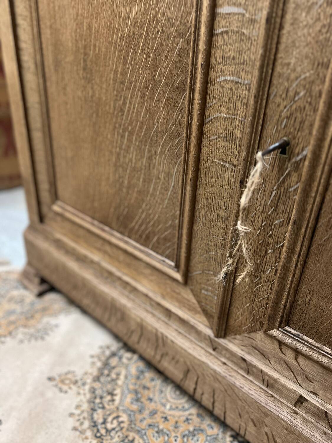 Antique solid wood sideboard