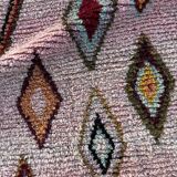 Moroccan bohemian Berber rug in multicoloured wool.