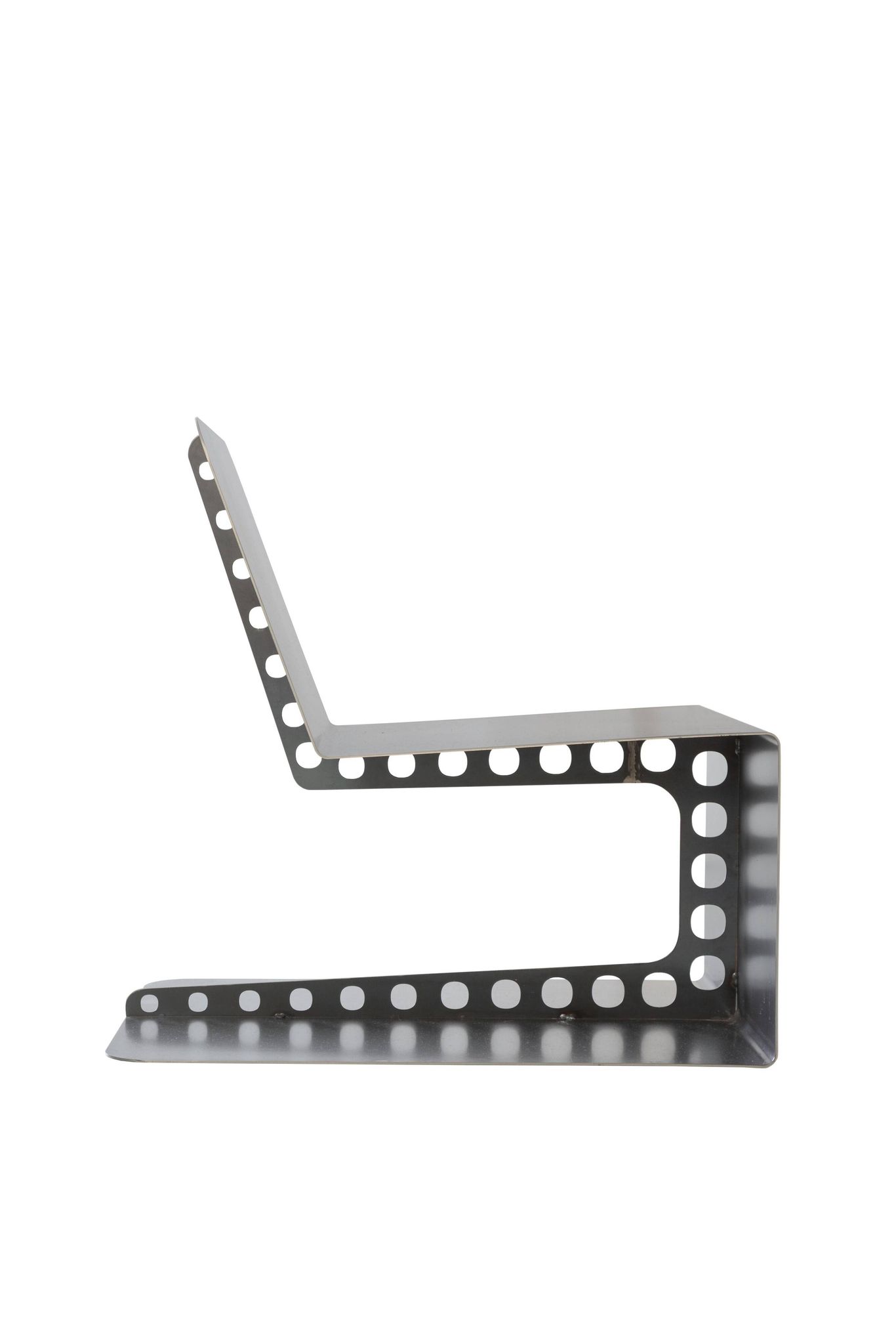 Brutalist Meccano Lounge Chair, Italian Collectible Design