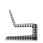 Brutalist Meccano Lounge Chair, Italian Collectible Design