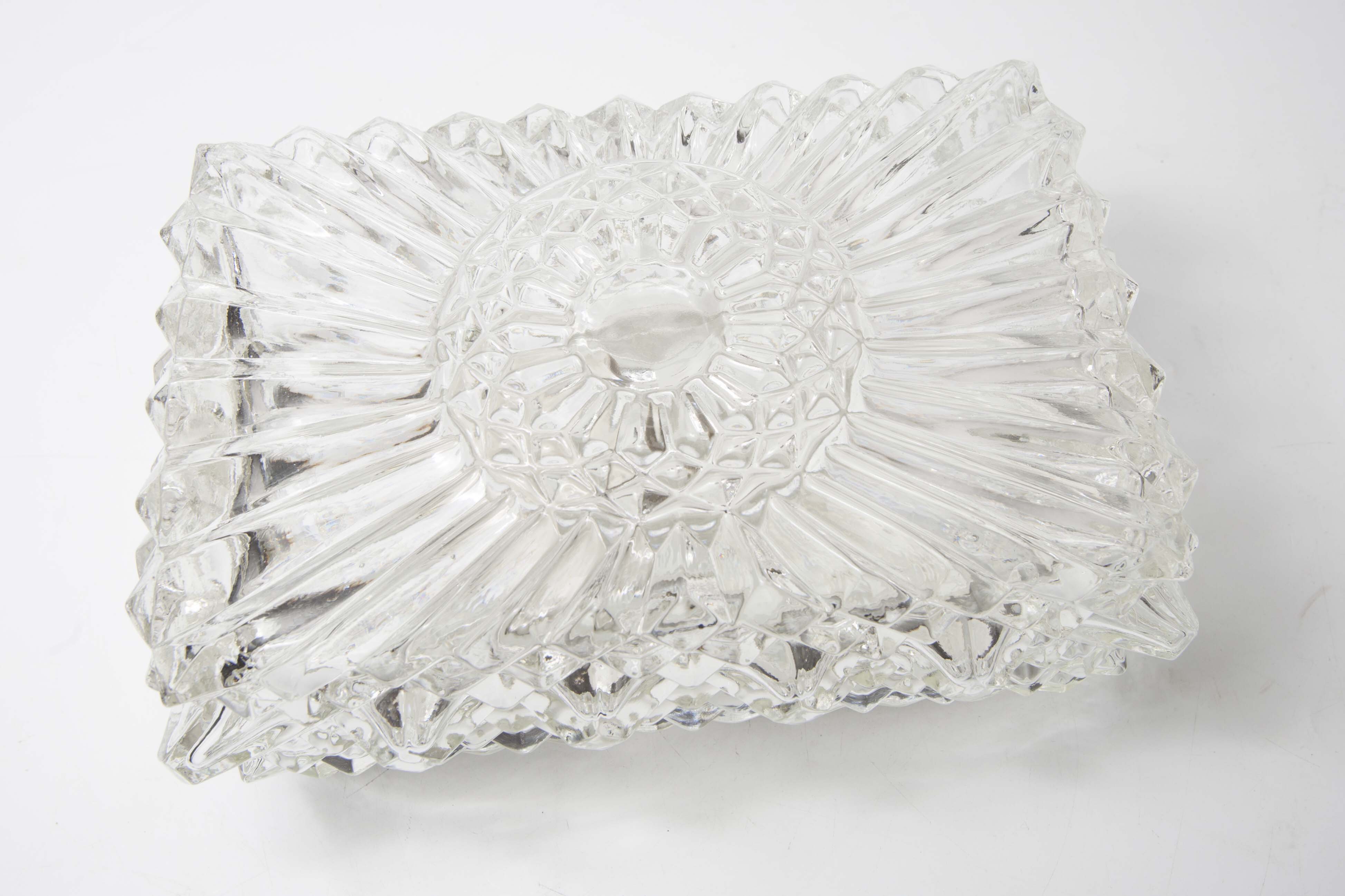 Prisma rectangular ceiling light, 1960's