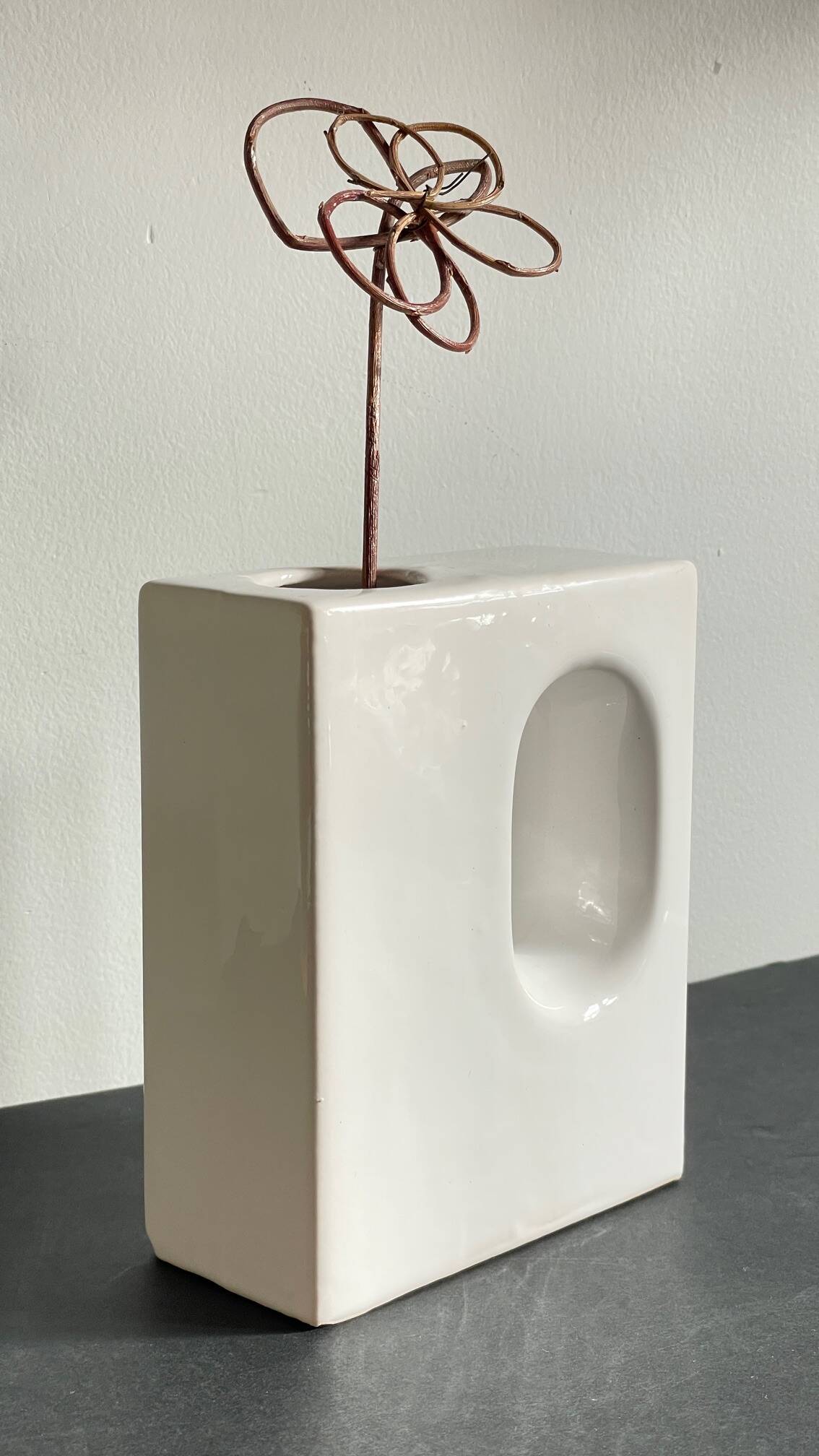 1980s Ceramic Design Vase