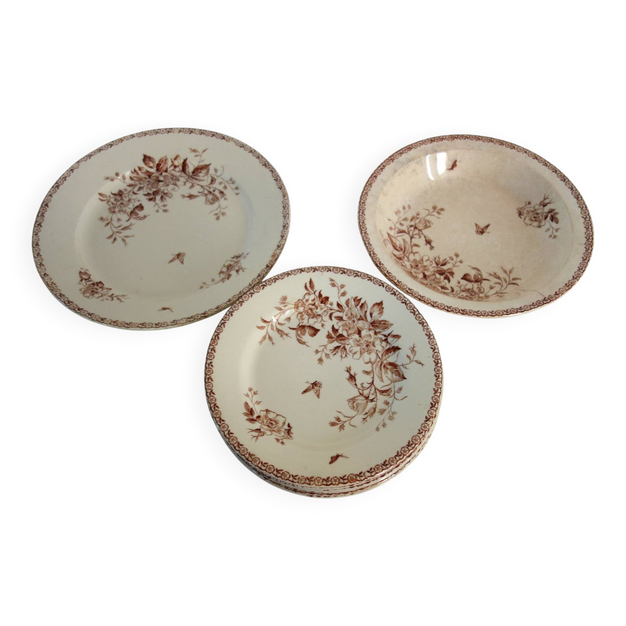Service part # 1 ironstone Gien May around 1900