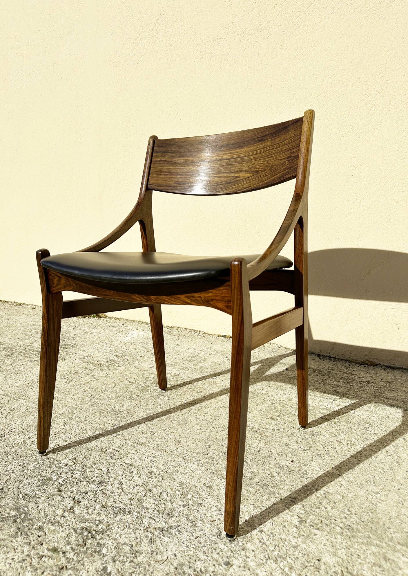 4 chaises H Vestevig Eriksen, Møbelfabrik. Danemark 1960