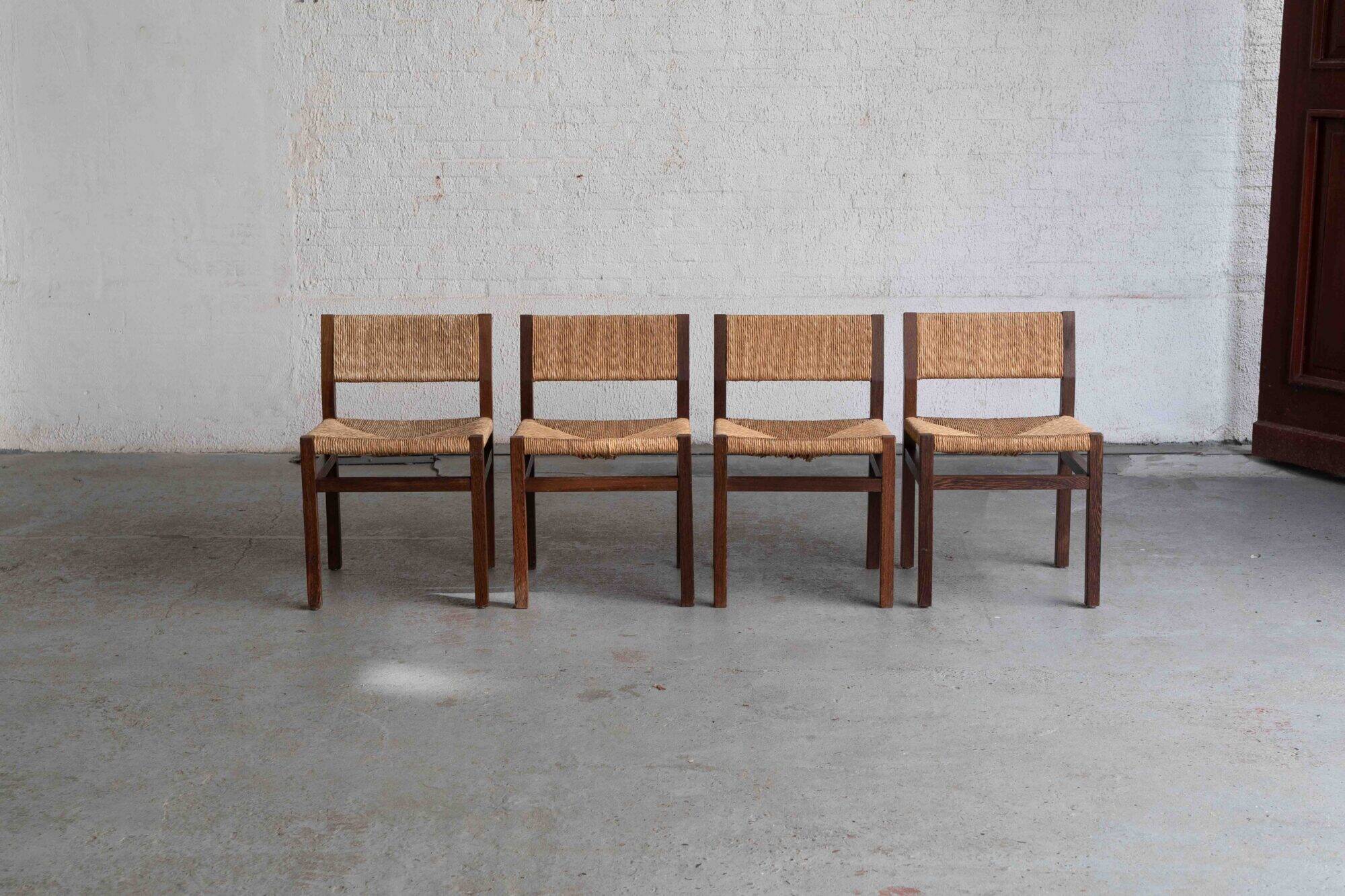 Set of 4 dining chairs ‘SE82’ by Martin Visser
