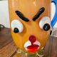Vase chope verre Murano clown vintage