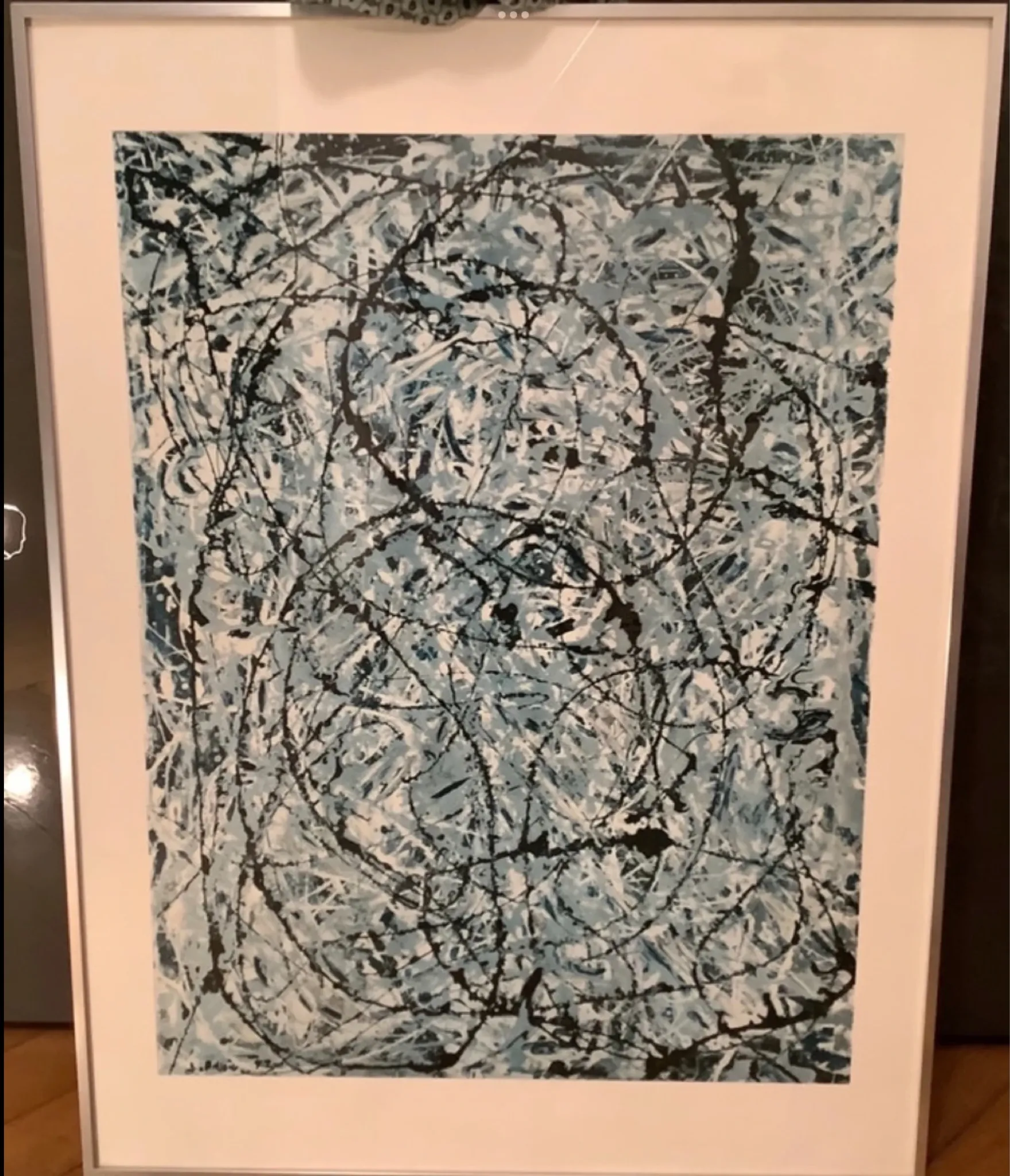 Pollock vintage poster from the 80s.