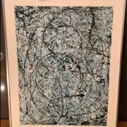 Pollock vintage poster from the 80s.