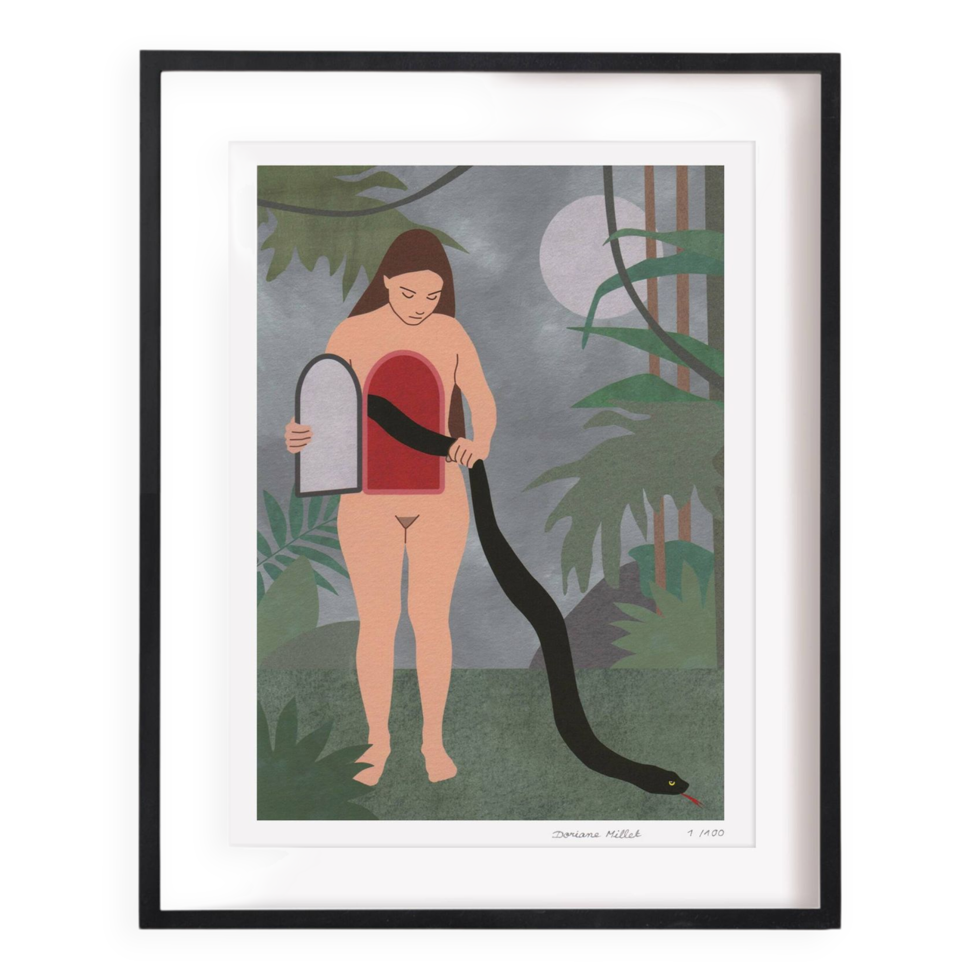 Old stories, 15x20 cm, signed and numbered print