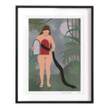 Old stories, 15x20 cm, signed and numbered print