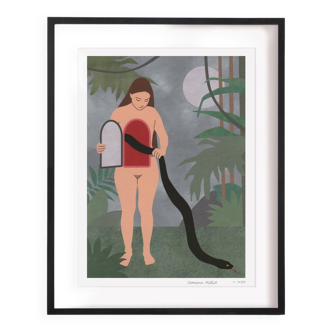 Old stories, 15x20 cm, signed and numbered print
