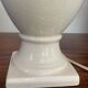 Vintage cracked ceramic lamp foot