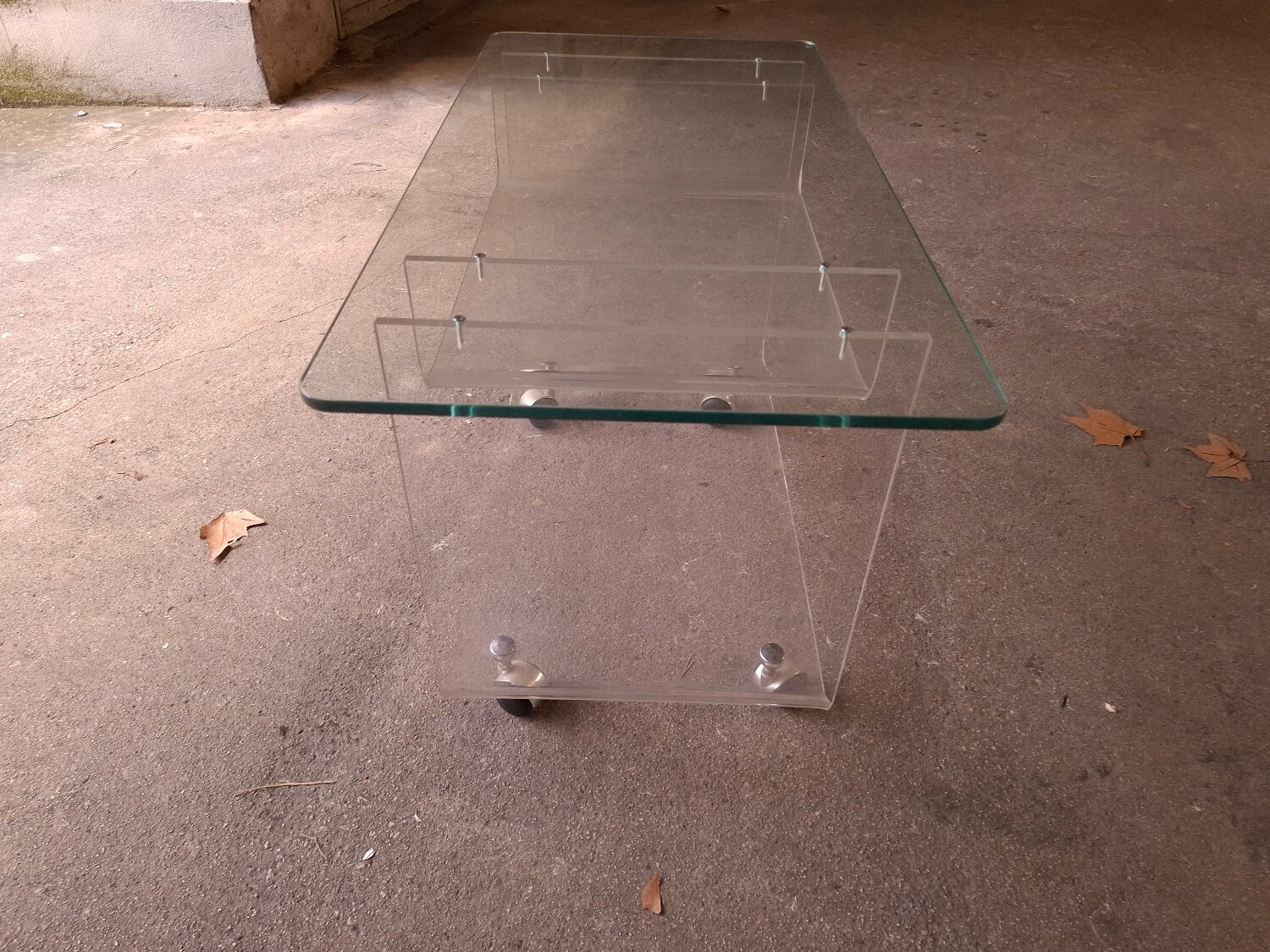 David Lange rolling table for Roche Bobois