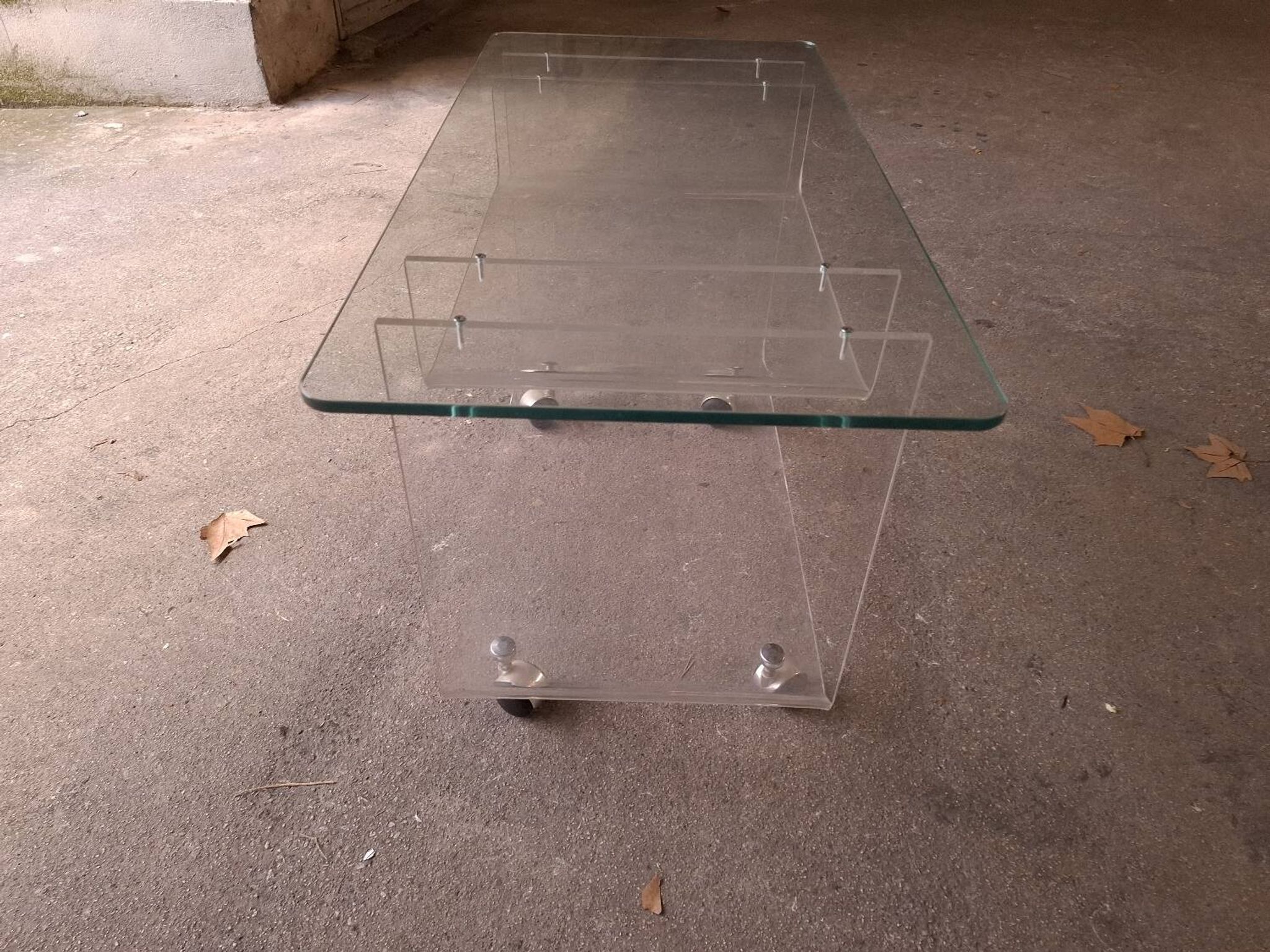 David Lange rolling table for Roche Bobois