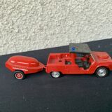 Citroën Mehari firefighters with solido trailer