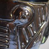 Vase sculpture from the artist residencies at the Ravel pottery workshop.