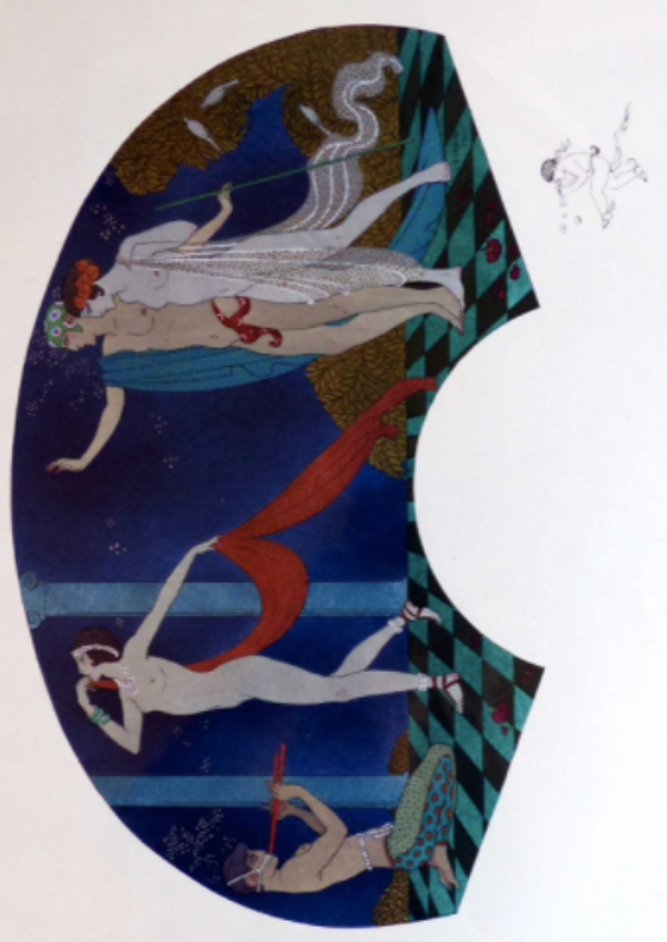 Lithographie originale Georges Barbier 1911
