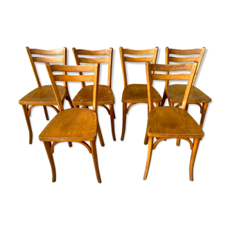 6 Baumann bistro chairs