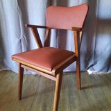 Paire de fauteuils de bridge année 50
