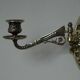 Single vintage Swedish brass sconce
