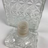 Thick glass whiskey carafe