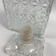 Thick glass whiskey carafe
