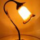 Two art nouveau style tulip lamps signed art de France