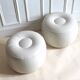 Paire de poufs gonflables années 70