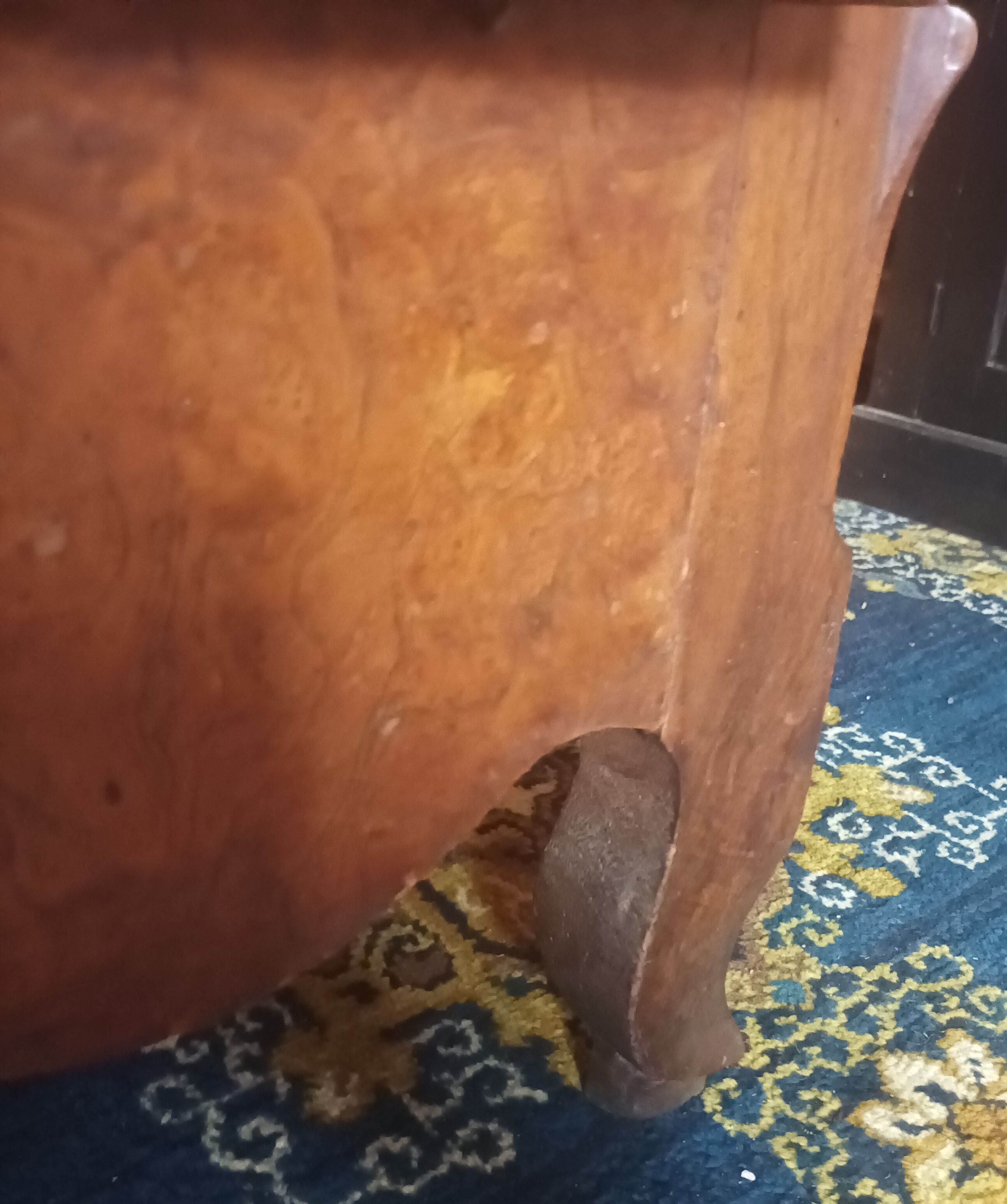 Transition wardrobe in 18th century walnut