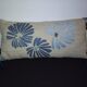 Jane Churchill linen and velvet cushion 50x50