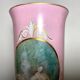 Vase Opaline Saint Louis peint main