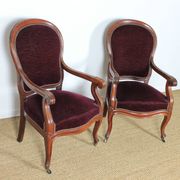 Pair of convertible chairs