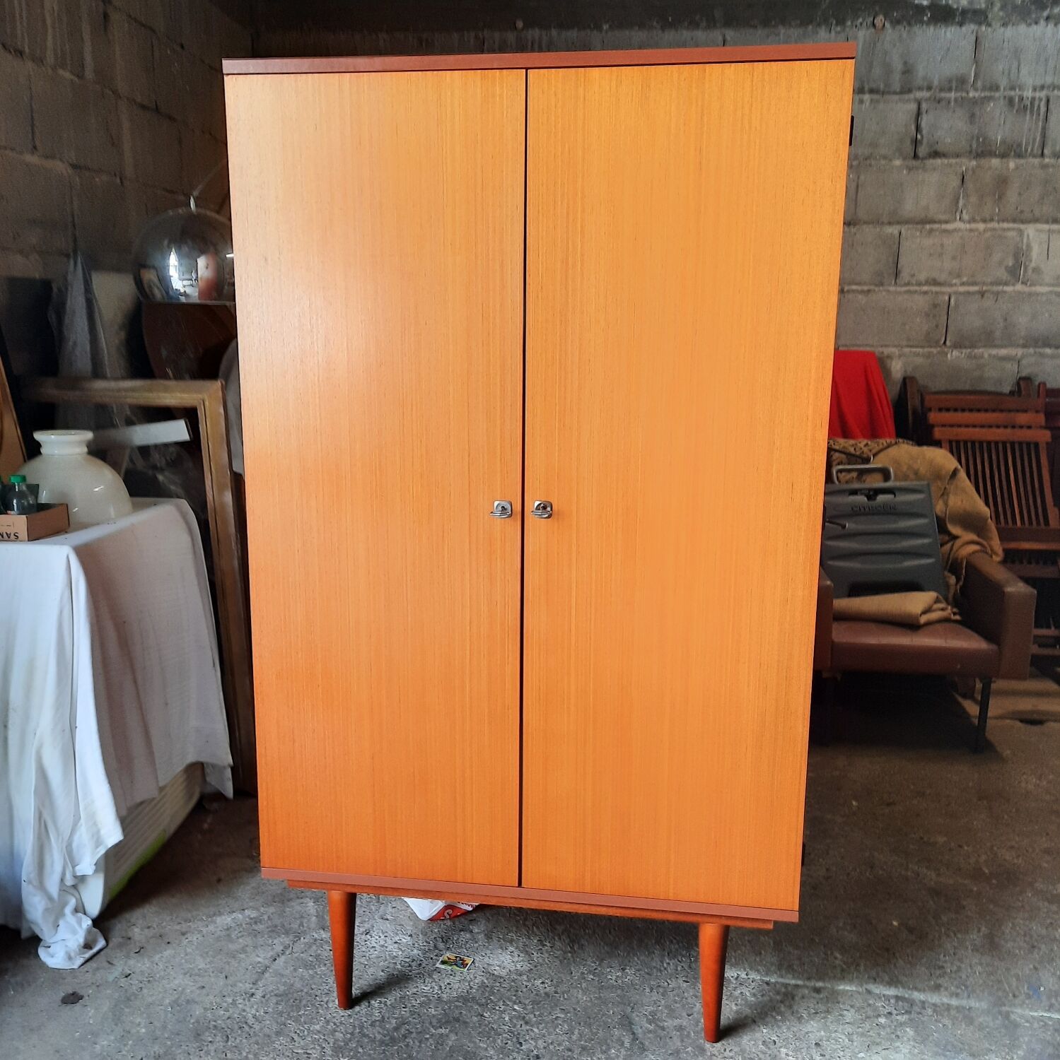 Wardrobe - wardrobe 2 doors mid-century