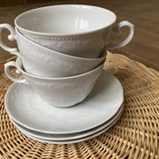 3 Seltmann Weiden Bavaria Porcelain Cups and Saucers