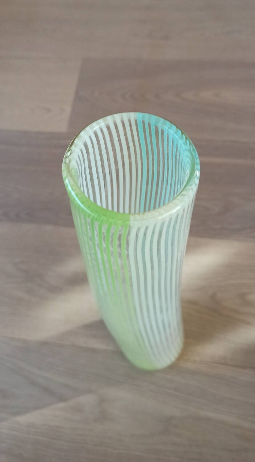 Pair of Murano glass vases, 50s