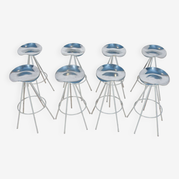 Model Jamaica Bar Stools by Pepe Cortés for Amat, 1990s, Set of 8