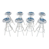 Model Jamaica Bar Stools by Pepe Cortés for Amat, 1990s, Set of 8
