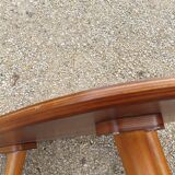 Triangular coffee table wood multipli