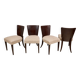 Set of 4 H-214 Dining Chairs by Jindřich Halabala, 1930s, Czechoslovakia