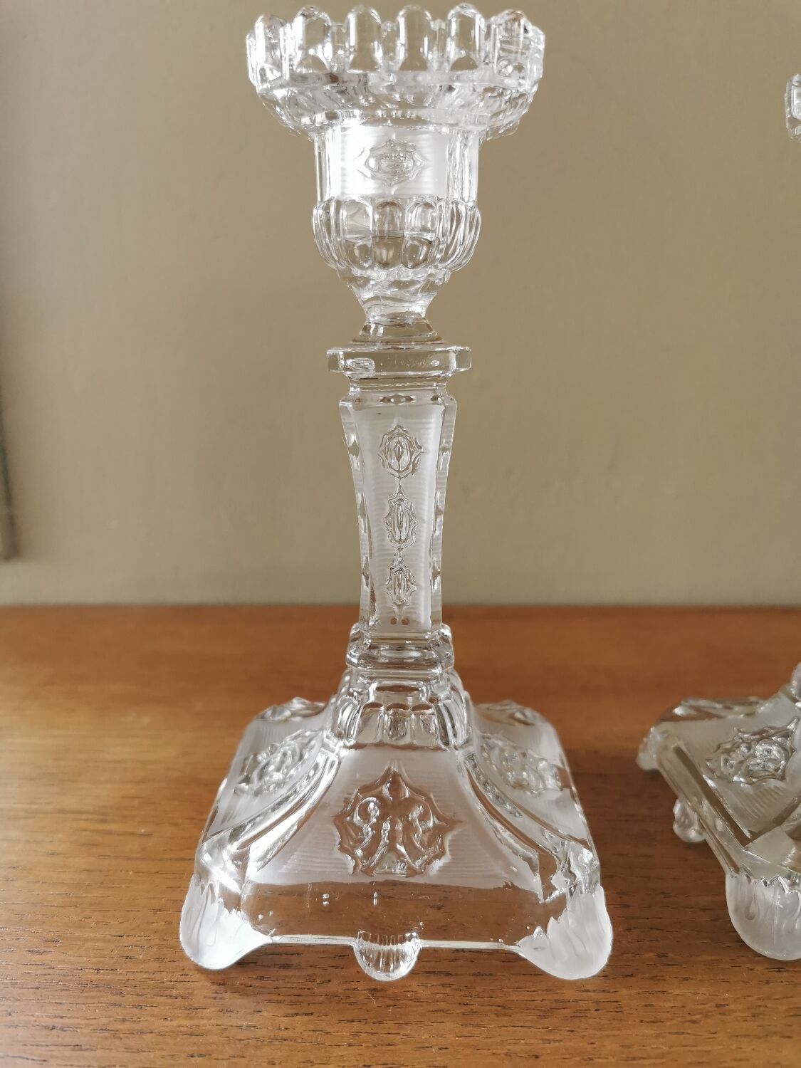 Pair of Portieux candle holders