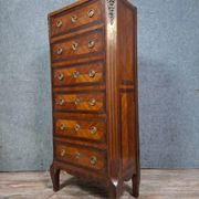 Secretary in a week planner style from the Louis XVI period in marquetry (to be restored)